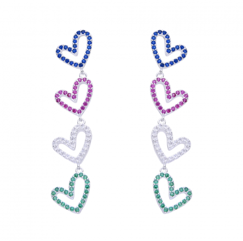 Aretes de corazón